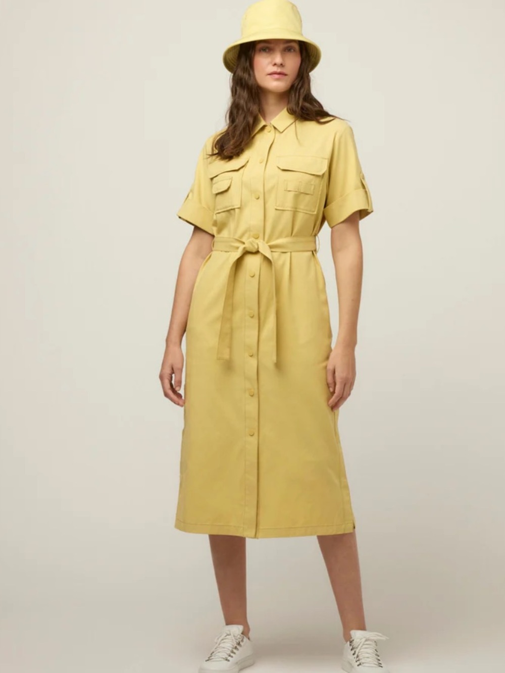 Tilley - Tencel Cotton Safari Midi Dress
